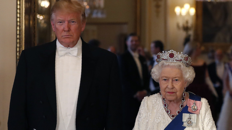 Donald Trump meets the Queen 