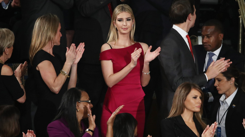 Ivanka Trump clapping