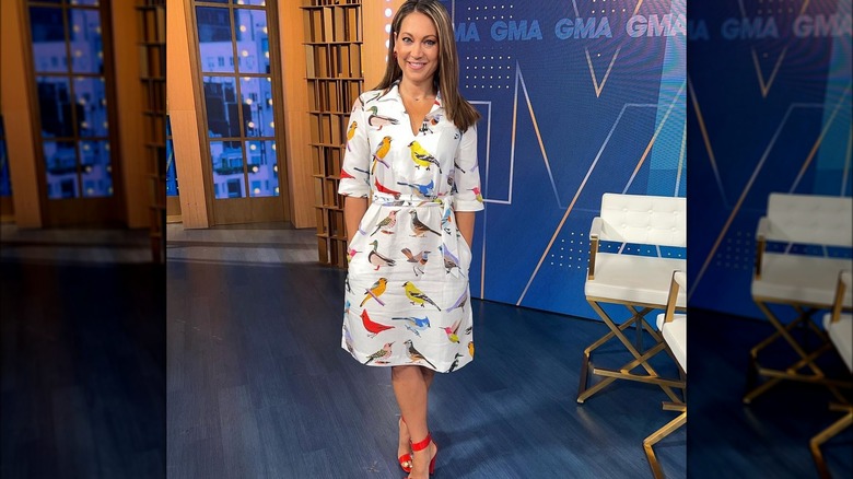 Ginger Zee posing