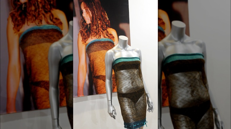 Kate Middleton's see through dress on a mannequin