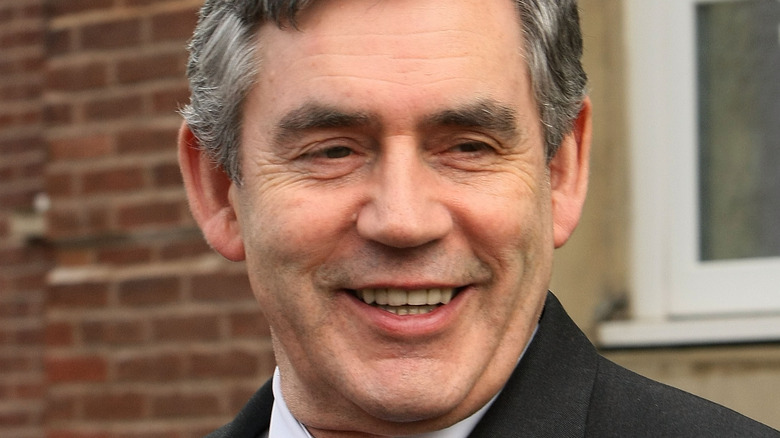 Gordon Brown laughing 