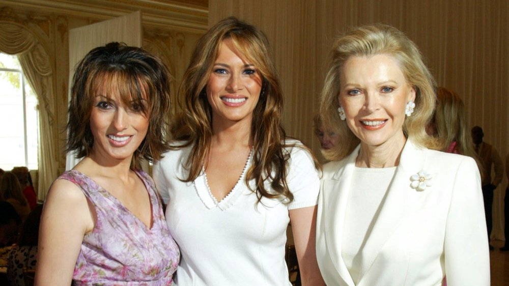 Ines Knauss, Melania Trump, and their mother 