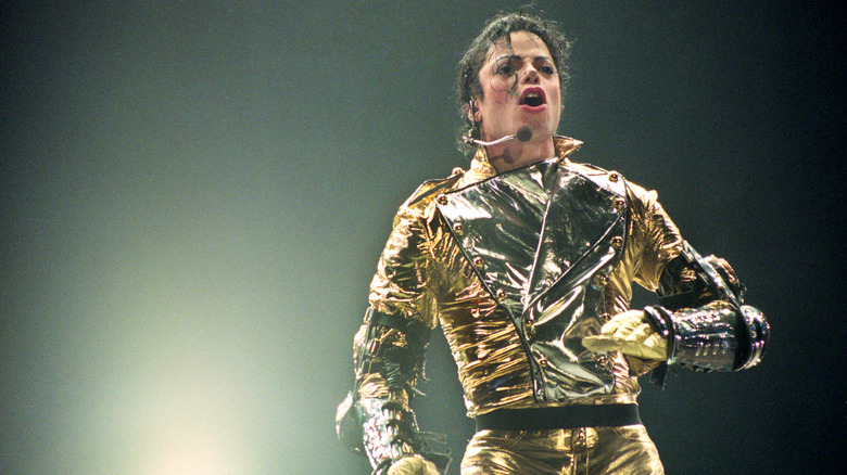 Michael Jackson performing