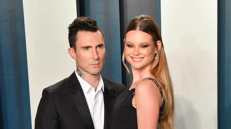 Adam Levine and Behati Prinsloo 