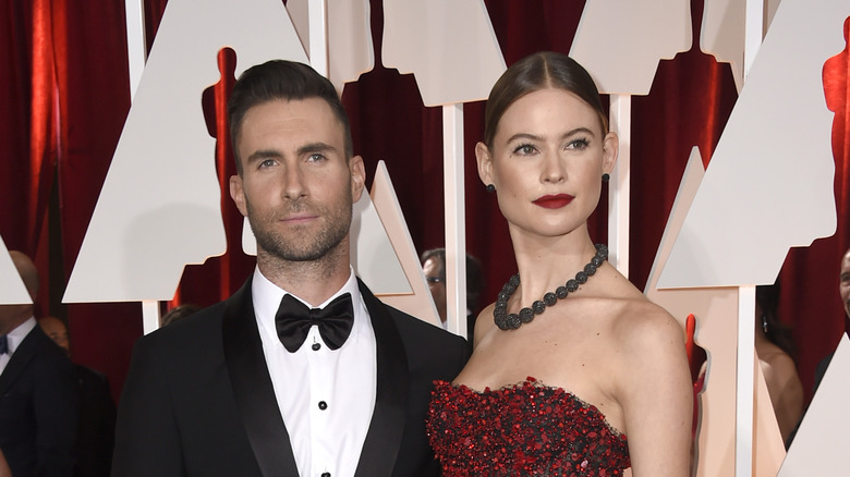 Adam Levine and Behati Prinsloo