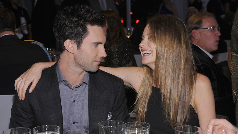 Adam Levine and Behati Prinsloo 