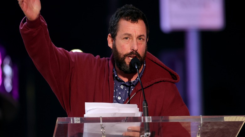 Adam Sandler speaking