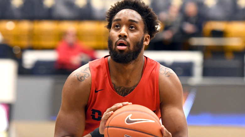 Josh Cunningham, playing basketball in 2019