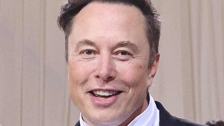 Elon Musk smiling