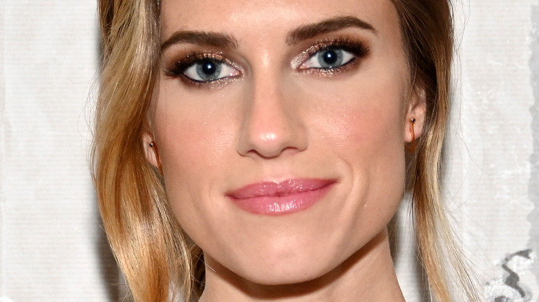 Allison Williams with subtle smile