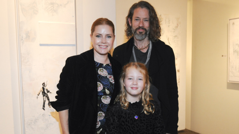 Amy Adams and Darren Le Gallo with daughter Aviana