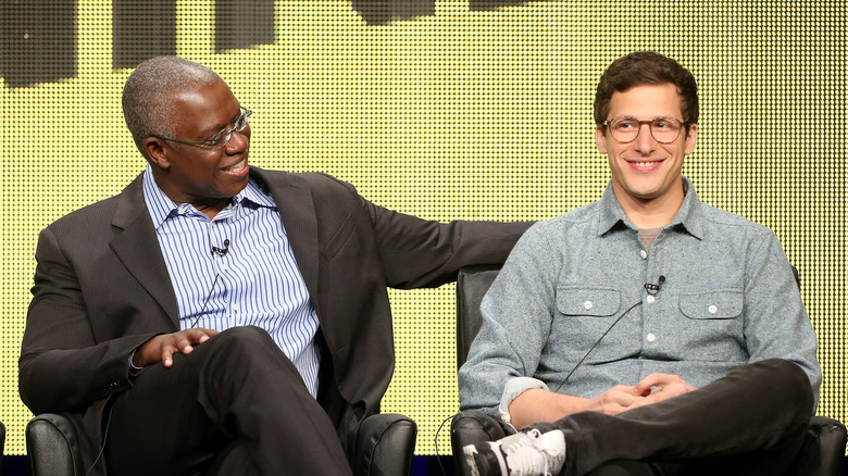 Andre Braugher and Andy Samberg