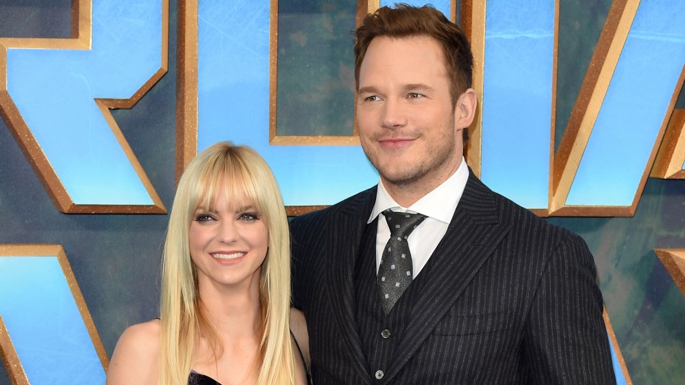 Anna Faris and Chris Pratt at a screening of Guardians of the Galaxy Vol. 2