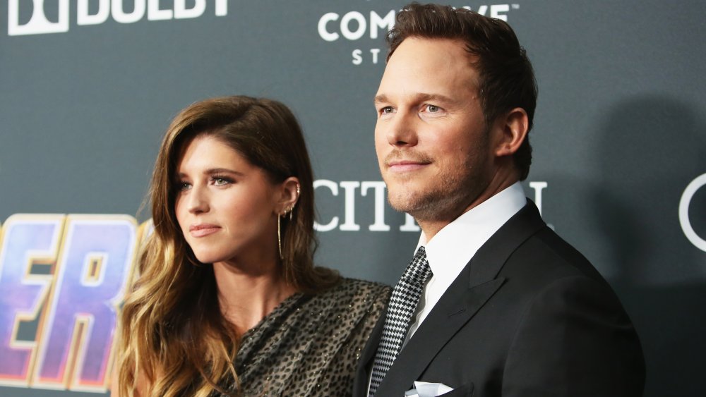 Katherine Schwarzenegger and Chris Pratt at the premiere of Avengers: Endgame 