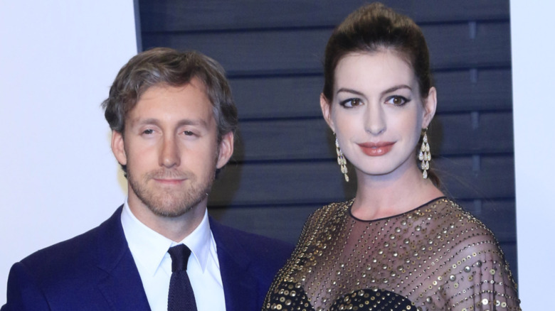 Anne Hathaway and husband Adam Shulman