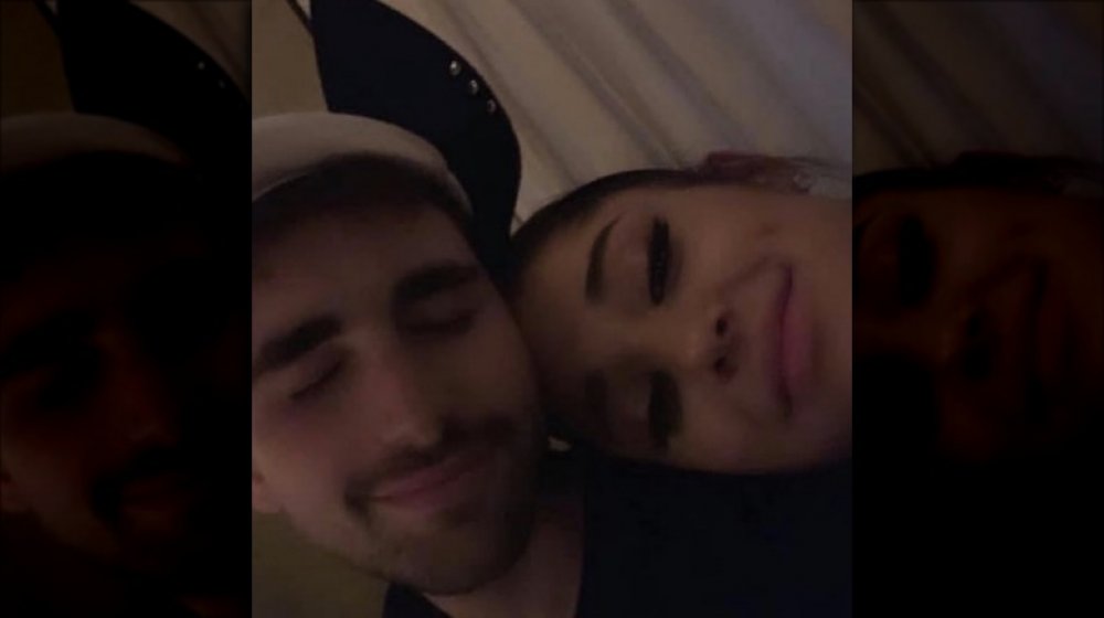 Aaron Simon Gross and Ariana Grande in a selfie