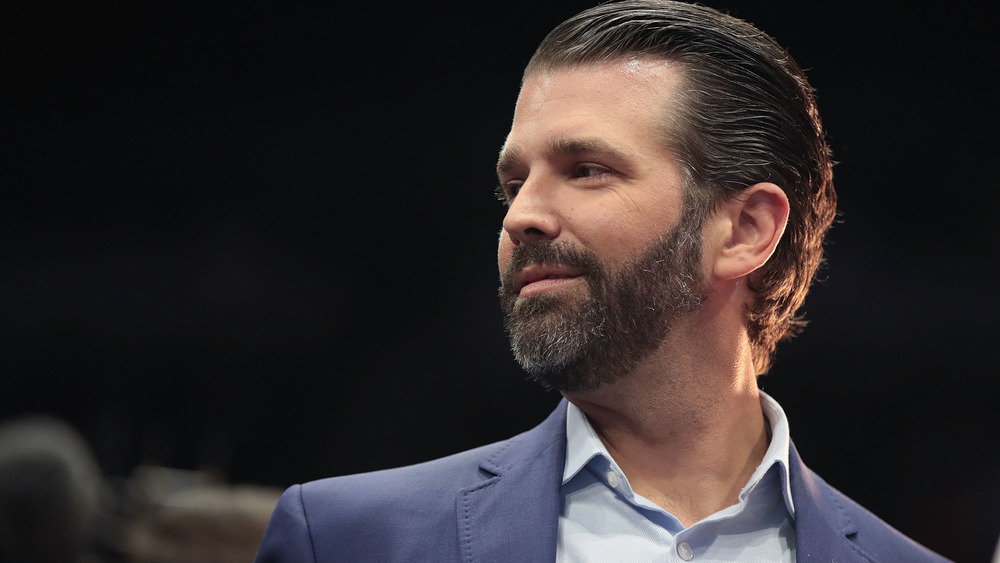 Donald Trump Jr. smirking