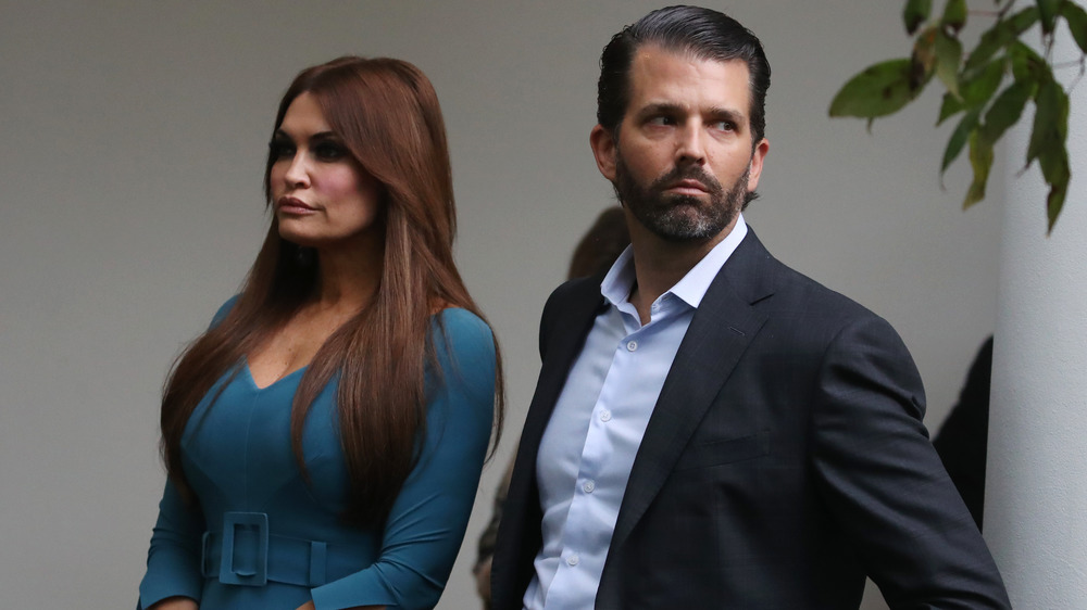 Kimberly Guilfoyle and Donald Trump Jr.