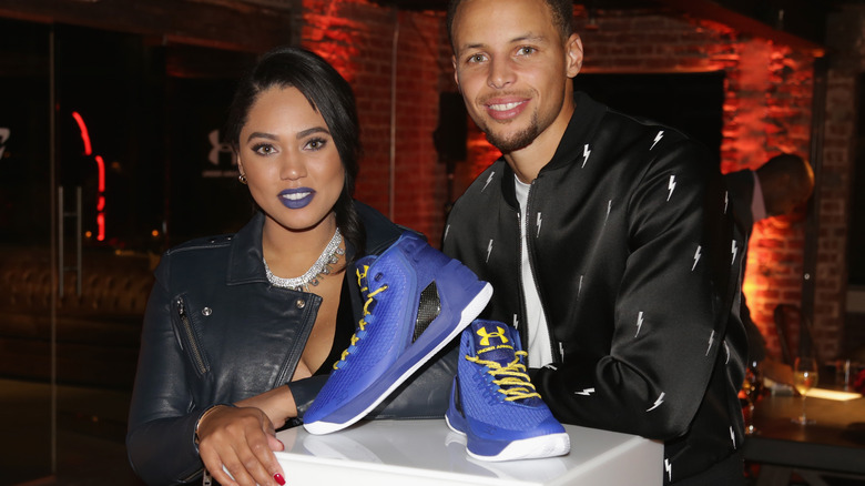 Ayesha and Steph Curry sneakers