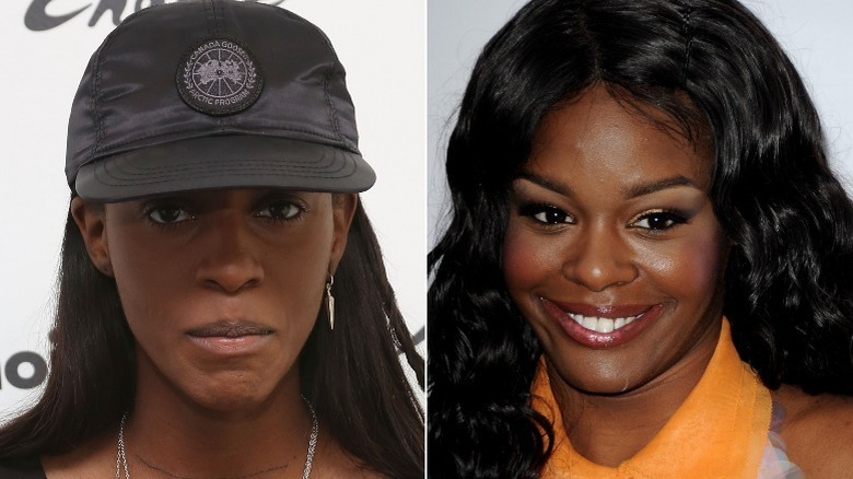 A composite image of Angel Haze and Azealia Banks