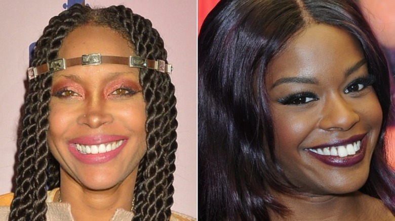 A composite image of Erykah Badu and Azealia Banks