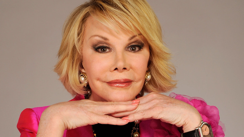 Joan Rivers smiling