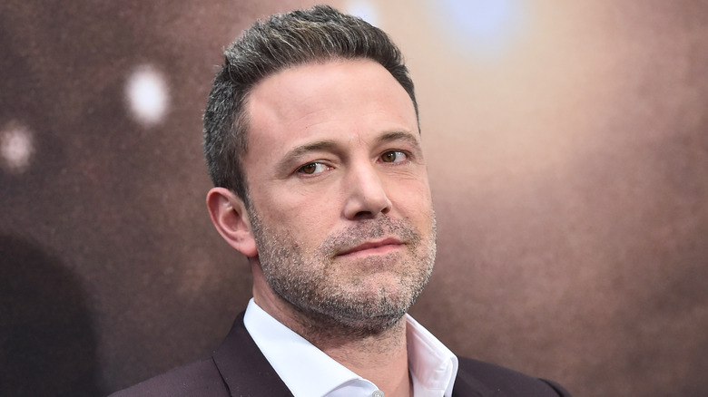 Ben Affleck smirking 