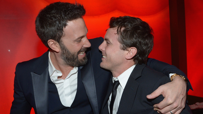 Casey and Ben Affleck hugging