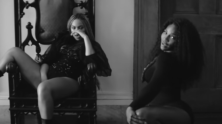 Beyoncé and Serena Williams in 'Sorry' music video