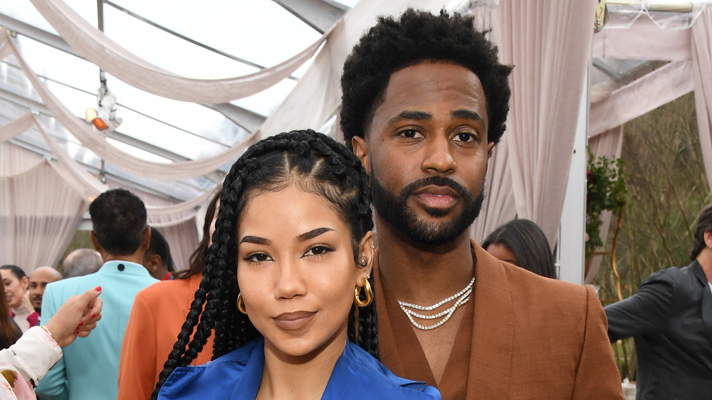 Big Sean and Jhene Aiko at an event