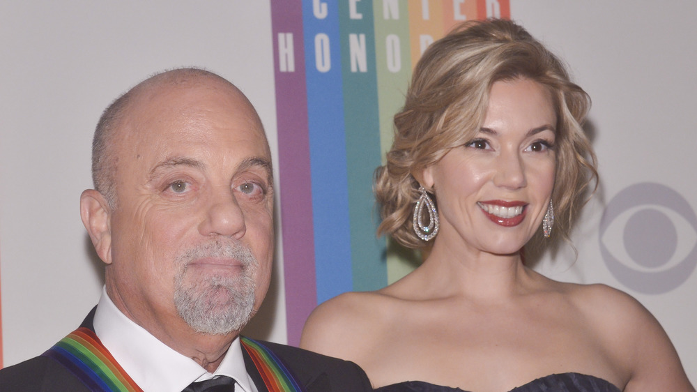 Billy Joel and Alexis Roderick smiling together