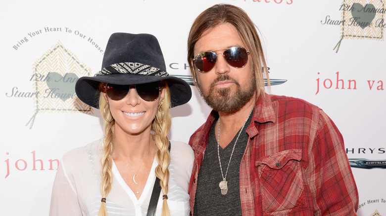 Tish Cyrus, Billy Ray Cyrus, smiling, 2015 photo 