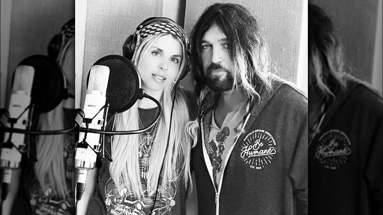 Firerose recording with Billy Ray Cyrus