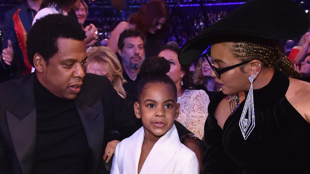 Jay-Z, Blue Ivy Carter, & Beyoncé