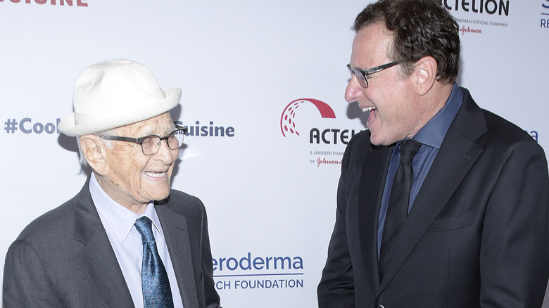 Norman Lear, Bob Saget laugh