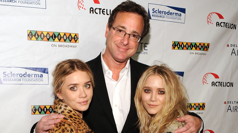 Bob Saget with the Olsen twins 