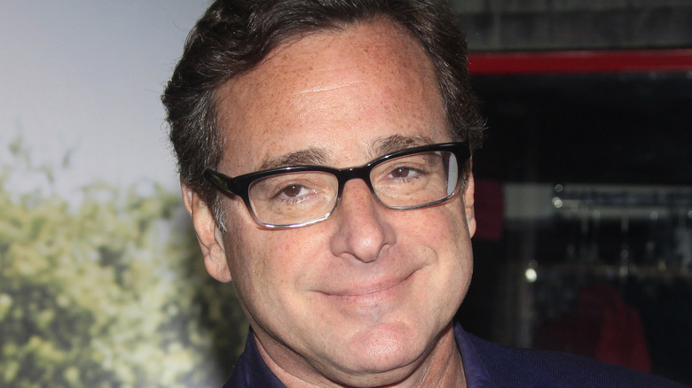 Bob Saget and Kelly Rizzo pose 