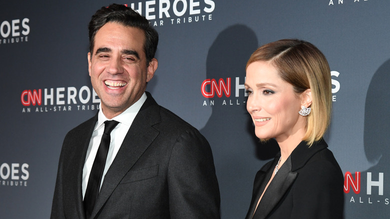 Bobby Cannavale and Rose Byrne laughing