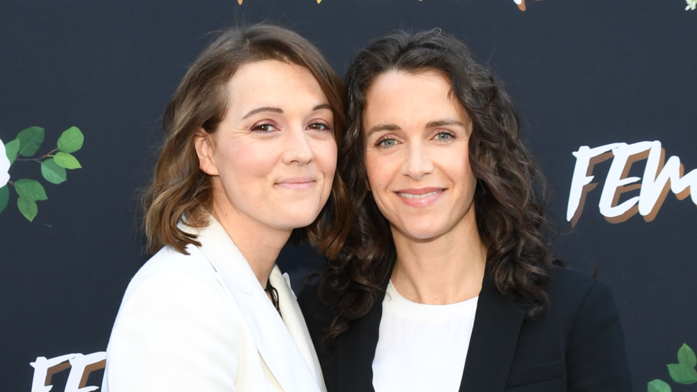 Brandi Carlile and her wife on the red carpet