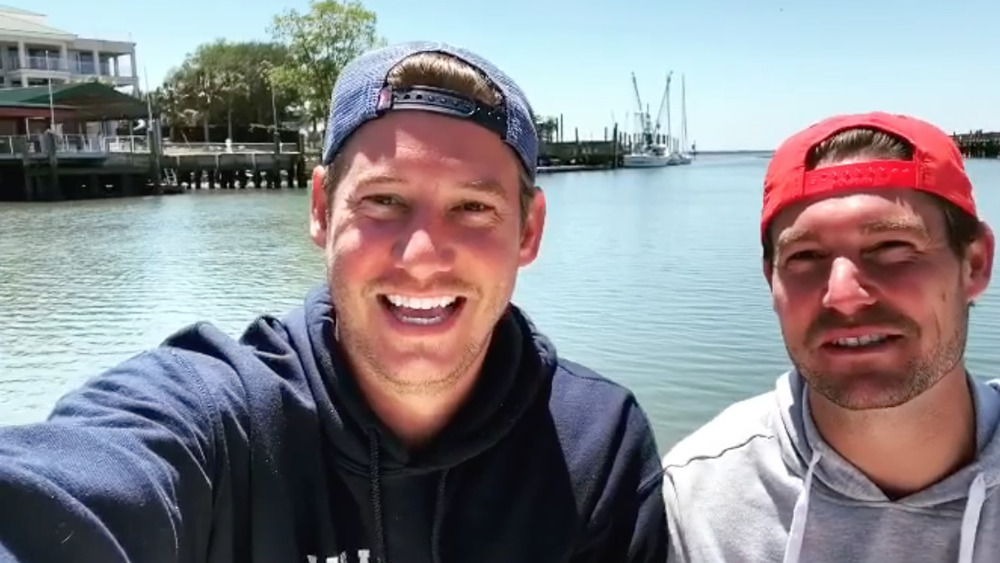 Austen Kroll and Craig Conover speak in a selfie video