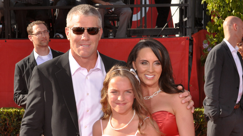 Brett, Brittany and Deanna Favre