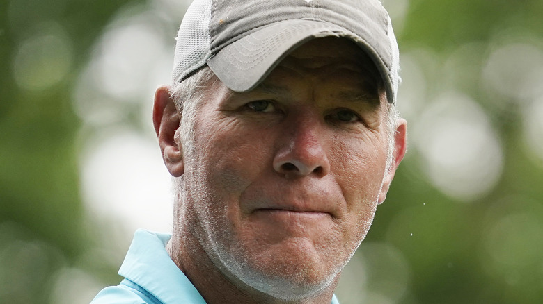 Brett Favre on golf course