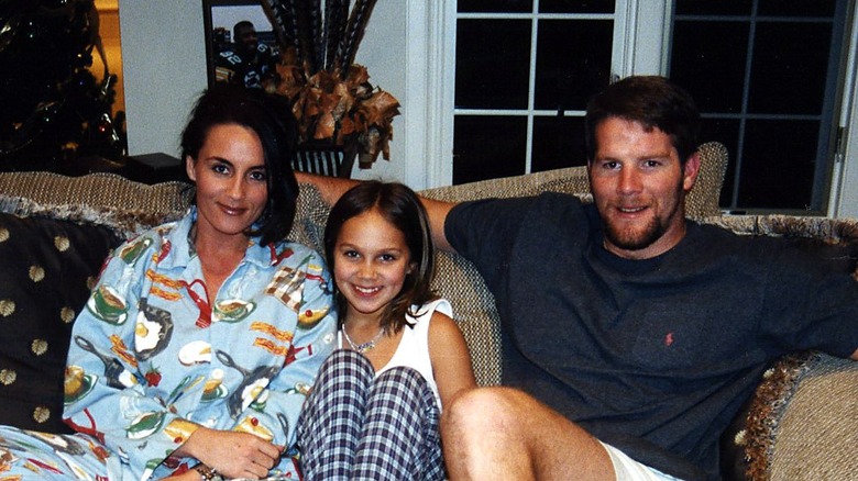 Deanna, Brittany and Brett Favre