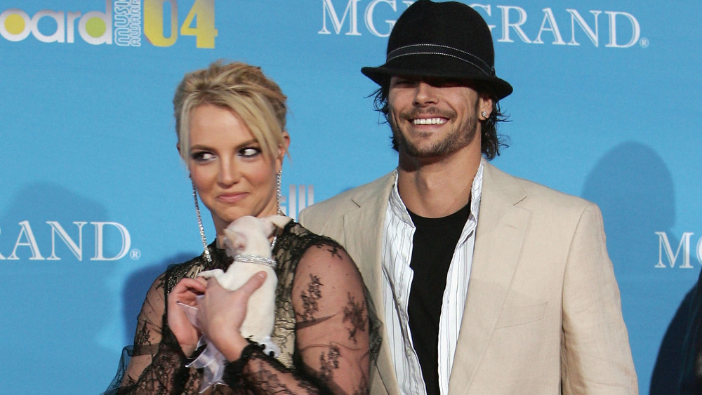 Britney Spears and Kevin Federline at the 2004 Billboard Music Awards