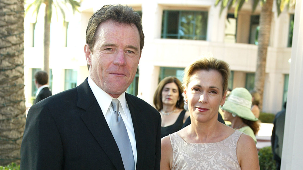 Bryan Cranston and Robin Dearden, cheeky smiles