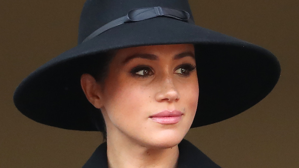 Meghan Markle looking off camera