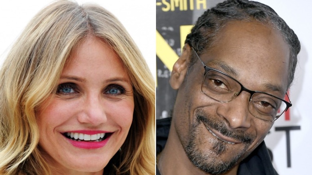 Cameron Diaz Snoop Dogg smiling