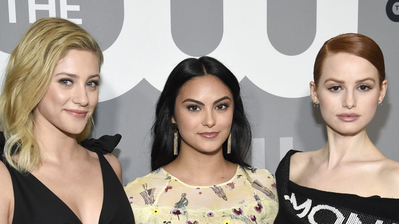 Lili Reinhart, Camila Mendes, Madelaine Petsch at a CW premier