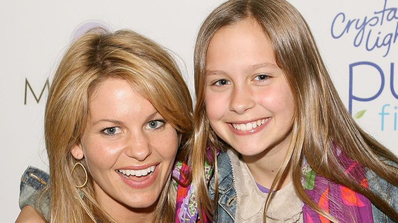 Candace Cameron Bure, Natasha Bure smiling