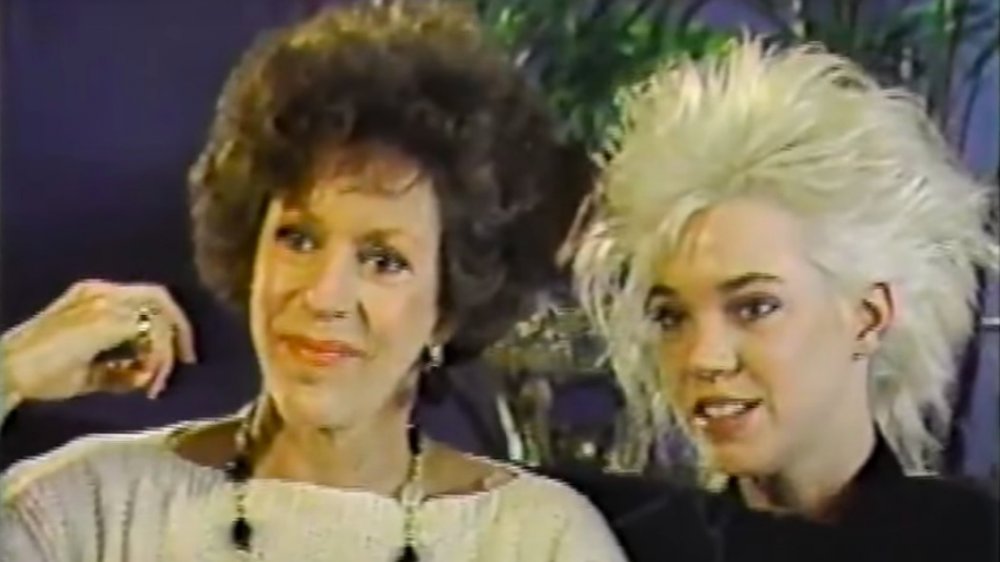 Carol Burnett and Carrie Hamilton on Entertainment Tonight in 1987